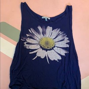 Daisy printed tank top